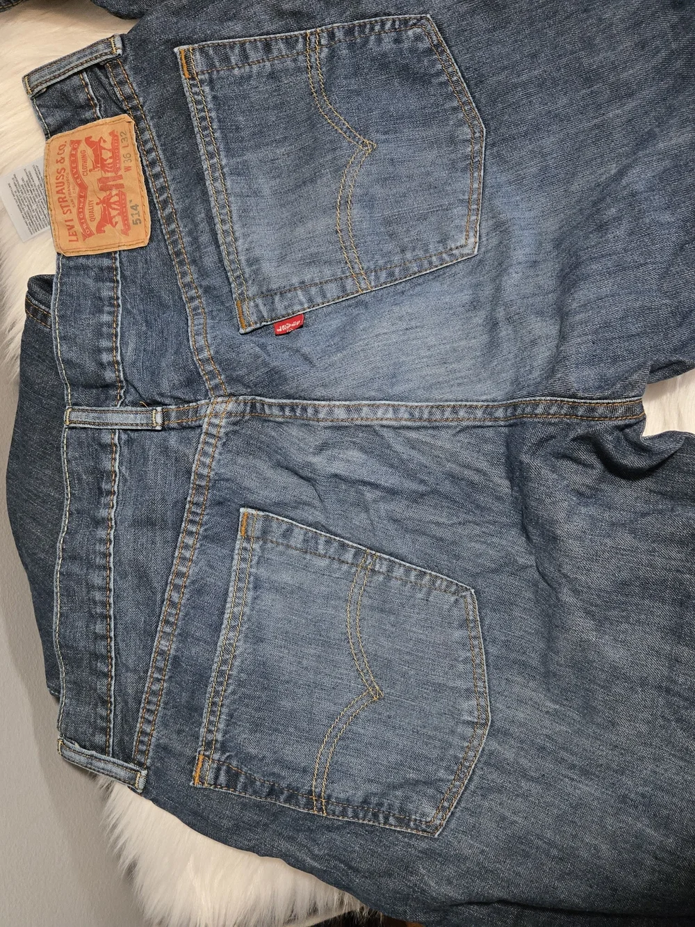 Levi's Relaxed Fit Dark Blue Denim Jeans